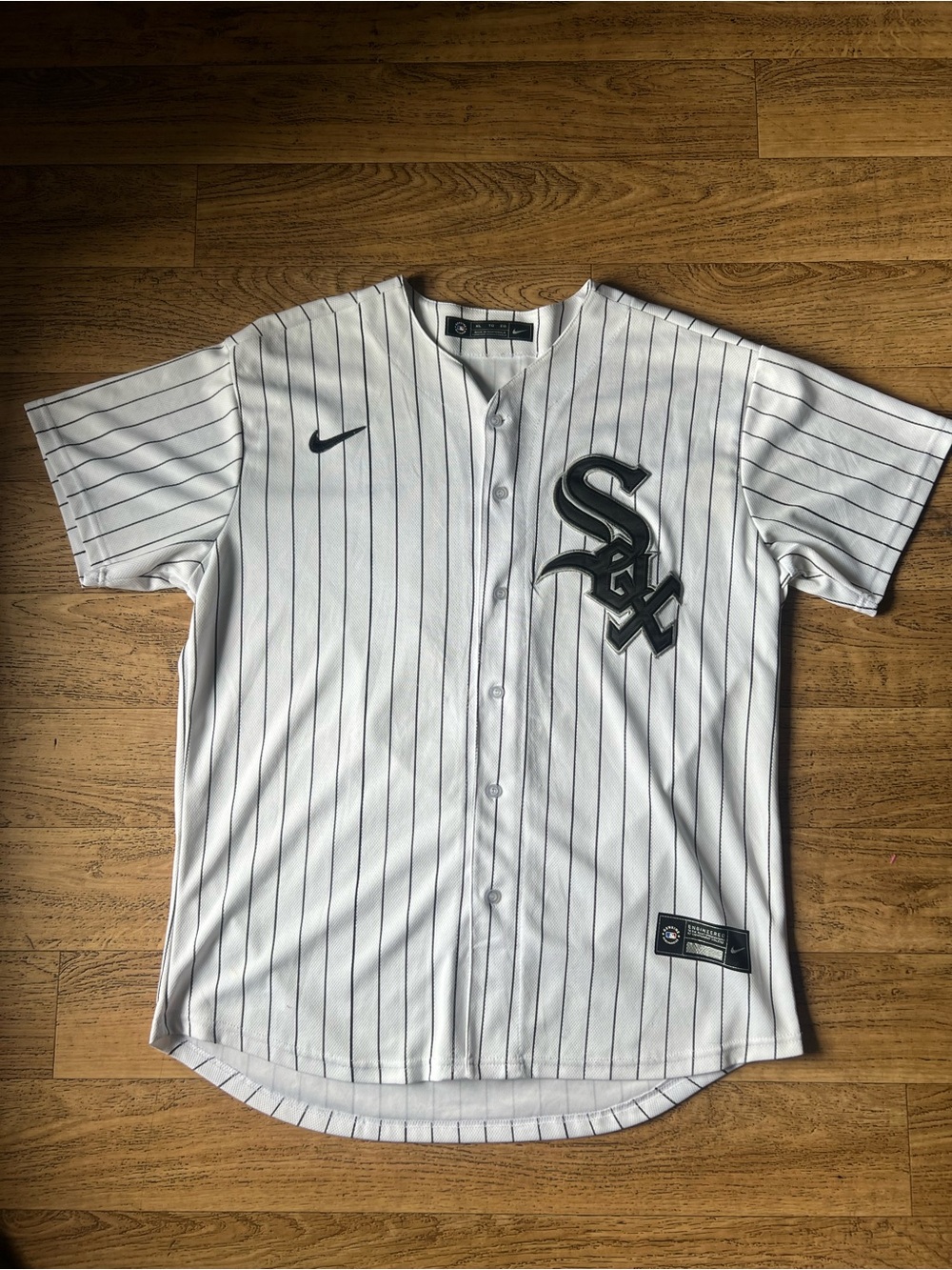 Chicago White Sox Bo Jackson #8 Home MLB Pinstripes Jersey Men’s Size XL MLB